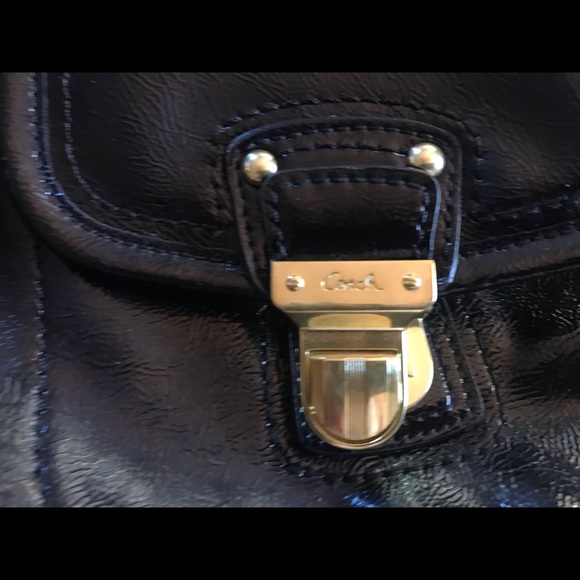 Black Vintage Coach purse - Picture 2 of 7